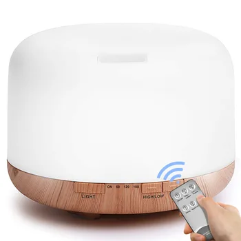 

Ultrasonic air humidifier aroma diffuser 1L for office with multi-color LED light