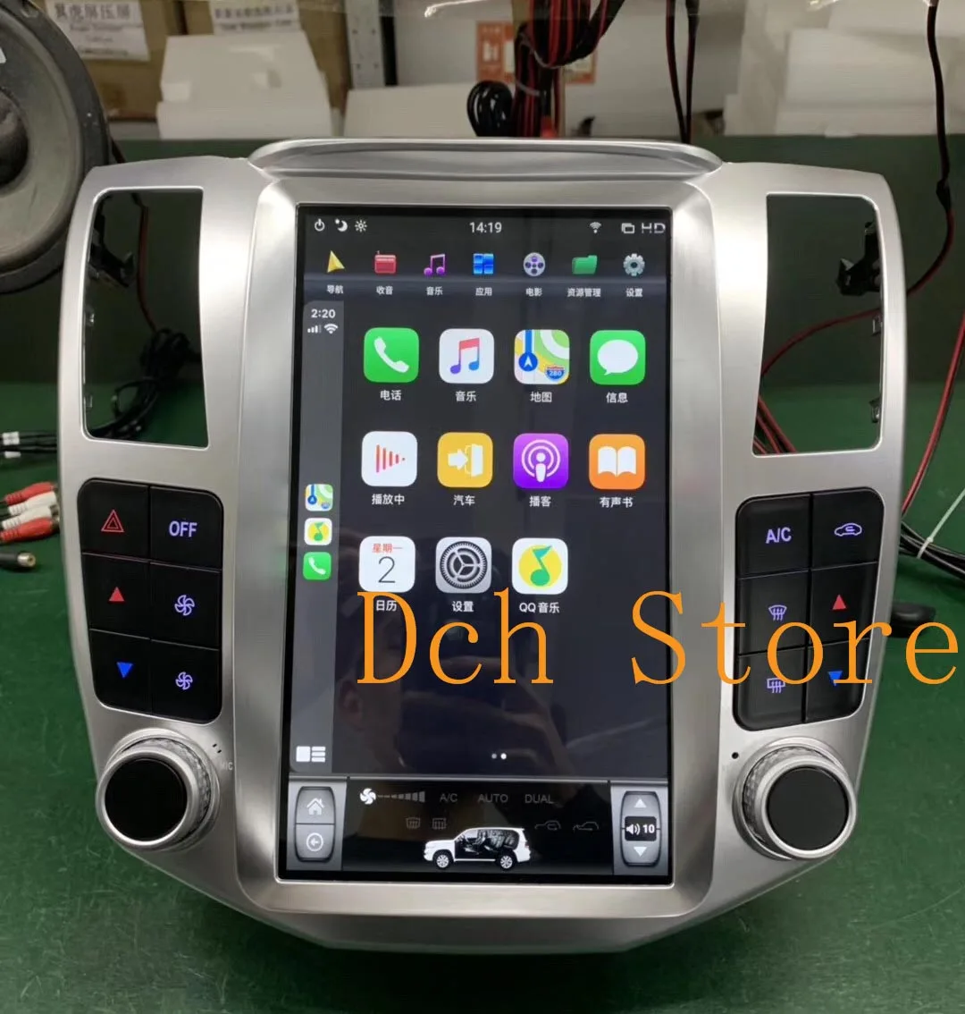 11,8 ''tesla стиль Android 8,1 автомобильный dvd-плеер gps для Lexus RX RX300 RX350 RX400 2004-2007 навигационное радио авто стерео carplay