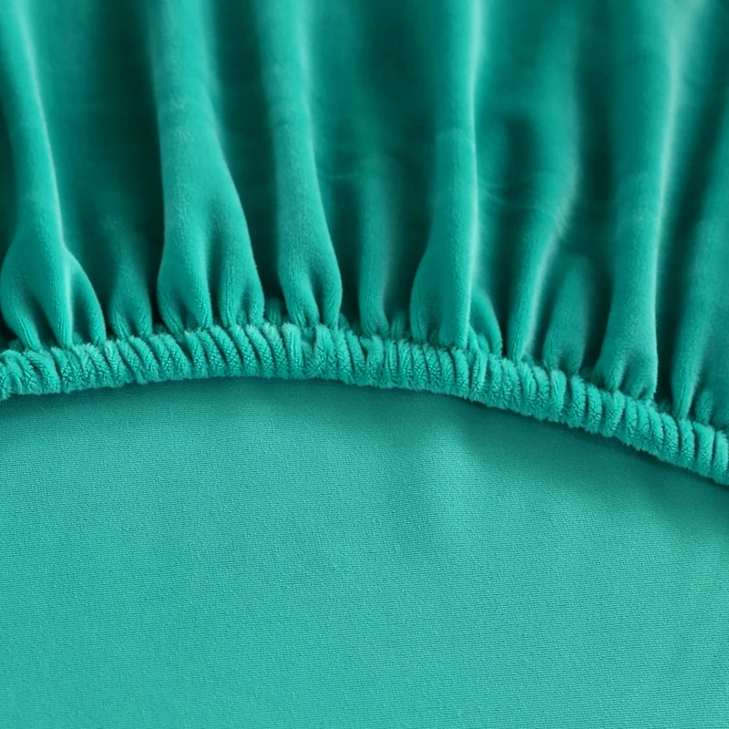 Slipcover Elastic Plush Fabric Sofa Cover Tight Wrap All-inclusive Elastic Couch Cover with Skirt Armless Home Furniture Covers