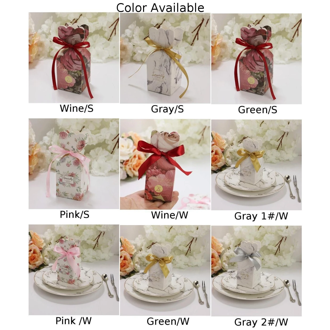 Wedding Sweet Cake Candy Boxes Gift Box Birthday Party Favour Baby Shower-Favors