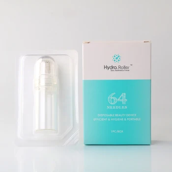 

Wholesale Hydra Derma Roller 64 Gold Tips Microneedling Dermaroller Titanium Microneedle With Gel Bottle For Skin