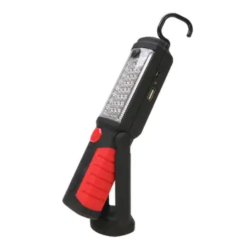 

USB Charging 36 plus 5 LED Work Hand Flashlight Emergency Inspection Torch Light Adhesive Sticky Rechargeable With Hook Portable