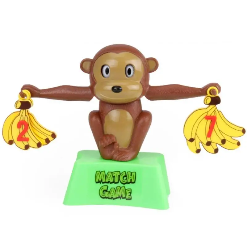 

Children Kids Monkey Balance Scale Match Toys Puzzle Educational Number Games Exercise Hands-on and Counting Skills