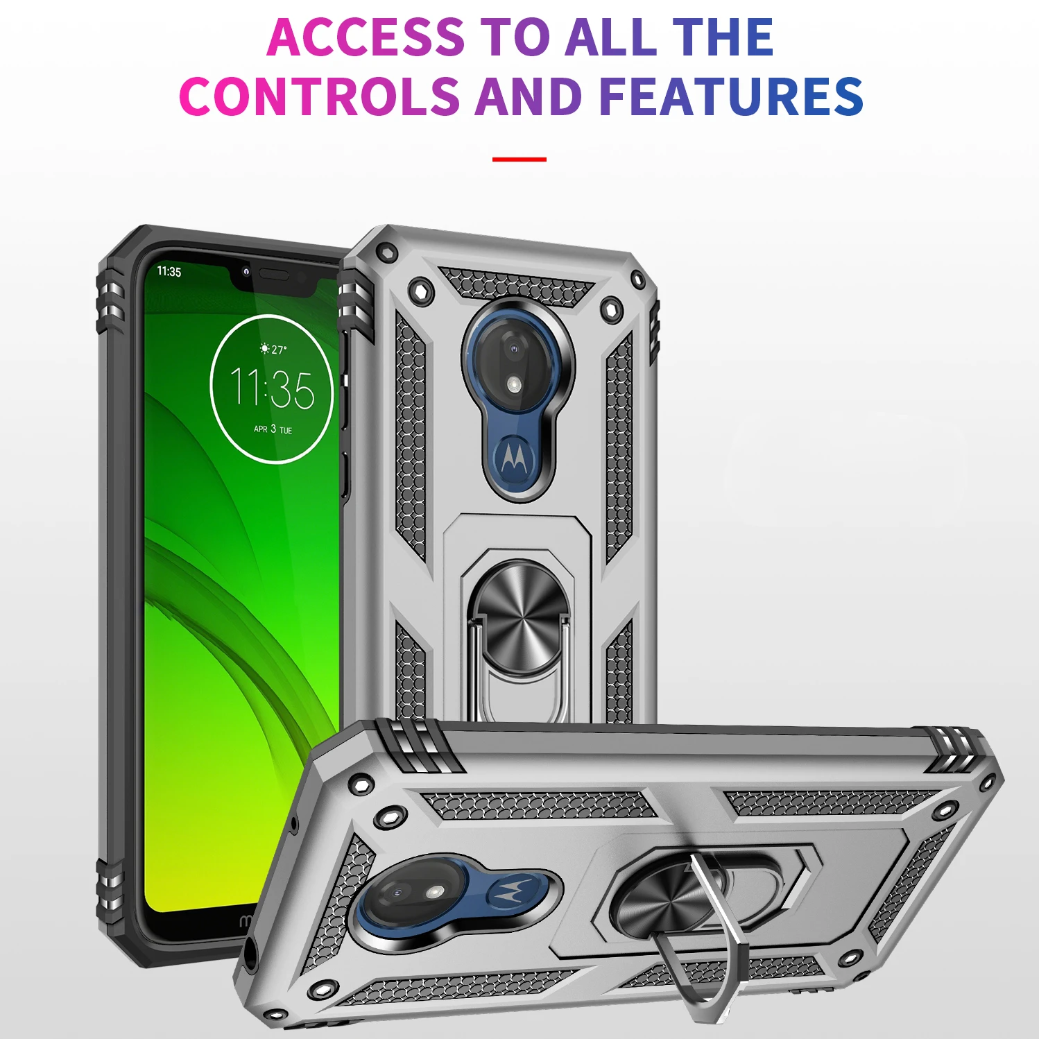 Для Motorola Moto G6 G7 E5 E6 P40 Plus Play power One Zoom Pro Action Z4 военный противоударный чехол из ТПУ ПК