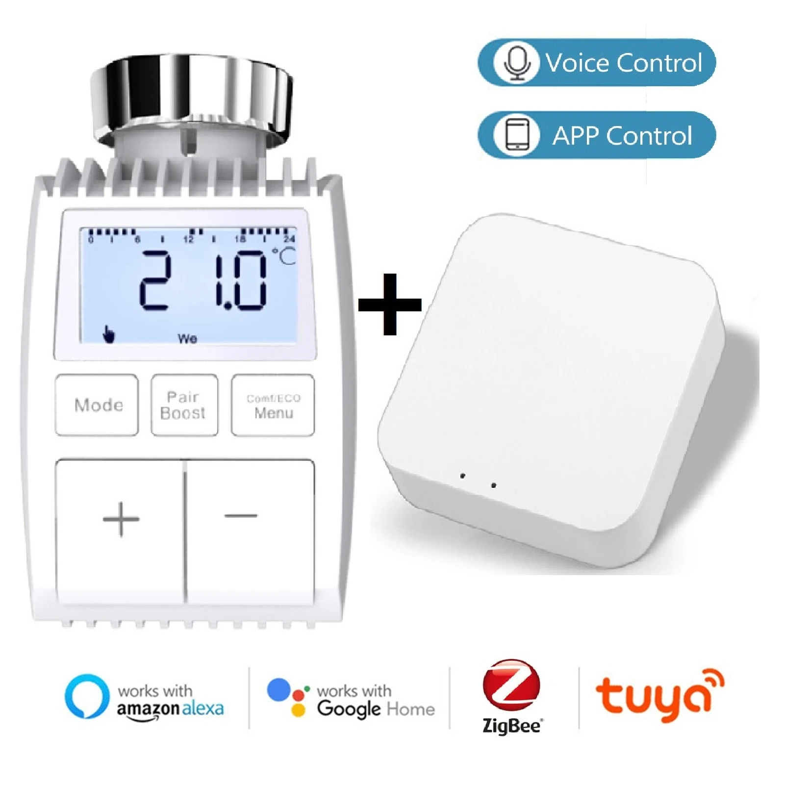 Household ABS Actuator Valve Programmable WiFi Thermal Temperature Control Radiator Household ABS Actuator Valve Programmable WiFi Thermal Temperature Control Radiator