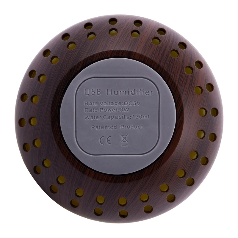 130 мл Usb увлажнитель воздуха Электрический Арома диффузор ароматерапия эфирное масляное охлаждение тумана 7 цветов света