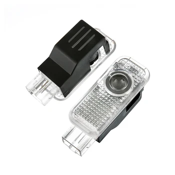 

LED Car Door Ghost Light For Sline S-Line Quattro 4 Circle Auto Emblem Logo Laser Projector Welcome Lamp For TT A1 A3 A4 A5 A6