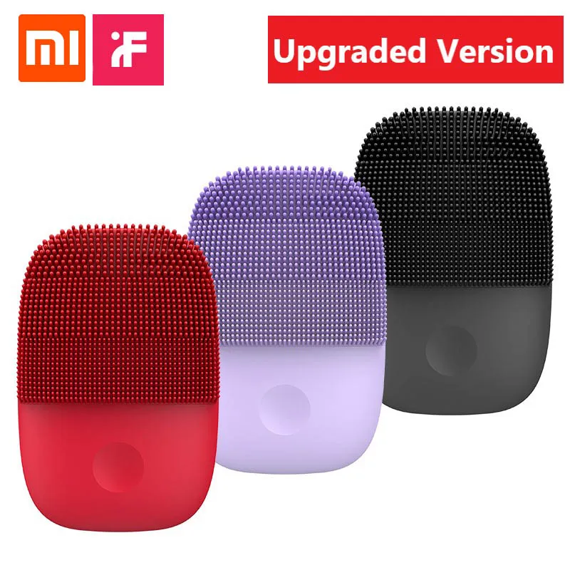 Xiaomi Inface Очищающая щетка для лица обновленная версия электрическая звуковая Глубокая чистка кистей IPX7 Водонепроницаемая 5 режимов для очистки