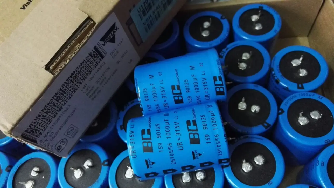 

2PCS/10PCS 315V1000UF 1000UF/315V VISHAY BC Netherlands BC 159 electrolytic capacitor can be 250v free shipping