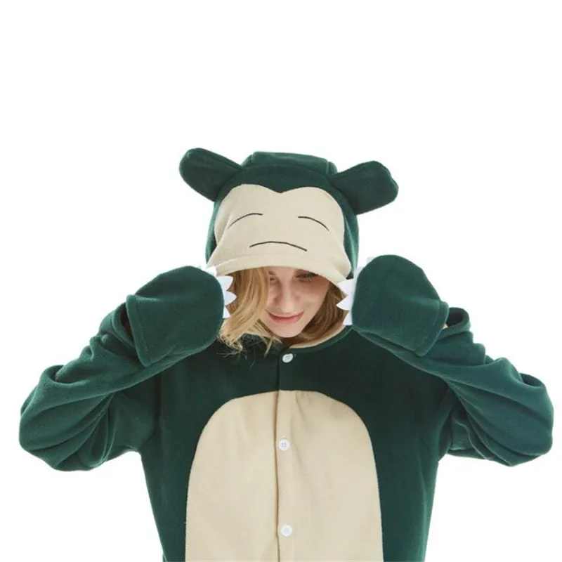 Горячая японская аниме игра Покемон Пикачу Footed Pajama Charmander Snorlax Косплей костюмы одежда для отдыха одежда для сна