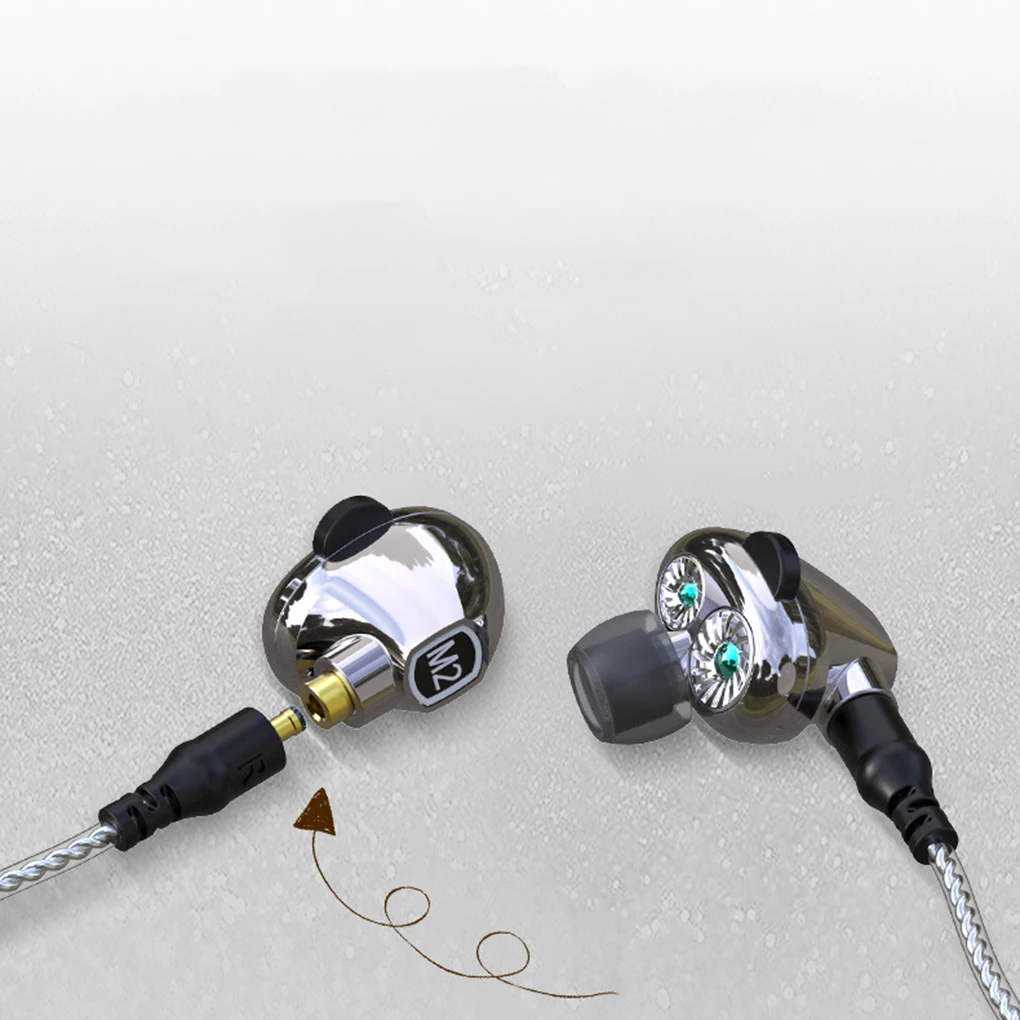 Проводное управление беспроводной/проводной наушник двойной динамик Hifi Музыкальная гарнитура наушники съемный аудио кабель
