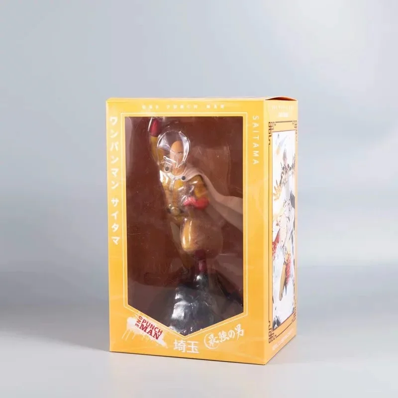 30 см новинка, Лидер продаж, Аниме ONE PUNCH MAN Saitama GK статуя ПВХ фигурка Коллекция Модель игрушки Genos украшения подарок Brinquedos - Цвет: With original box