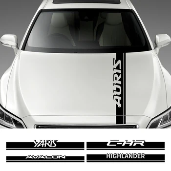 

Car Hood Stickers for Toyota Yaris C-HR Avalon Highlander Mirai Prado Fortuner Supra Markx Auris Auto Decoration Car Accessories