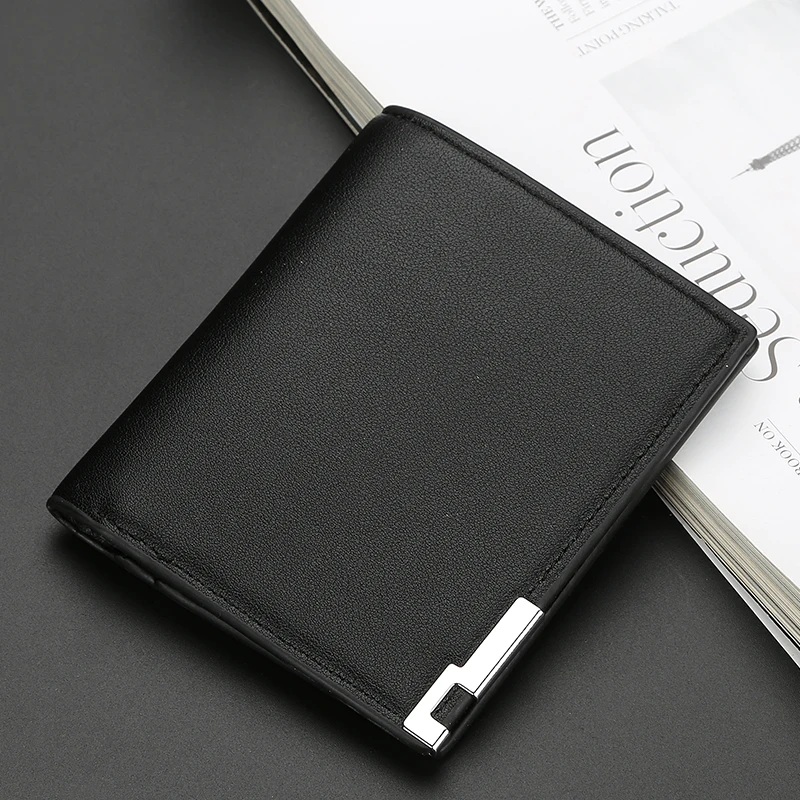 Мужской короткий кошелек высокого качества Billfold для подростка PU кожаные кошельки бумажник многофункциональные кошельки владельцы кредитных карт