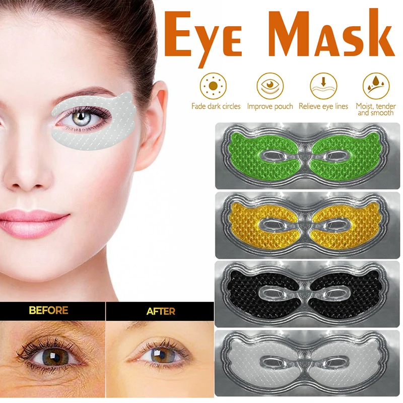 1pc Eye Mask Gold Moisturizing Eye Patche Crystal Collagen Anti wrinkle