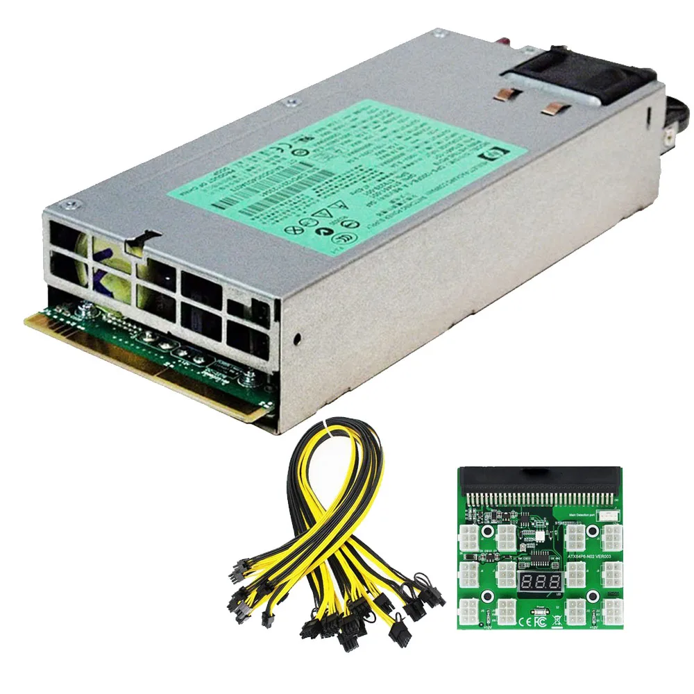 Бывший в употреблении телефон для майнинга DL580G5 1200 Вт выключатель питания