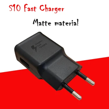 

S10 fast charger Matte AAA+ quality 9V/1.67A or 5V/2A EU/US Micro USB Adaptive Fast Charging Charger For Samsung S10 S10plus S9