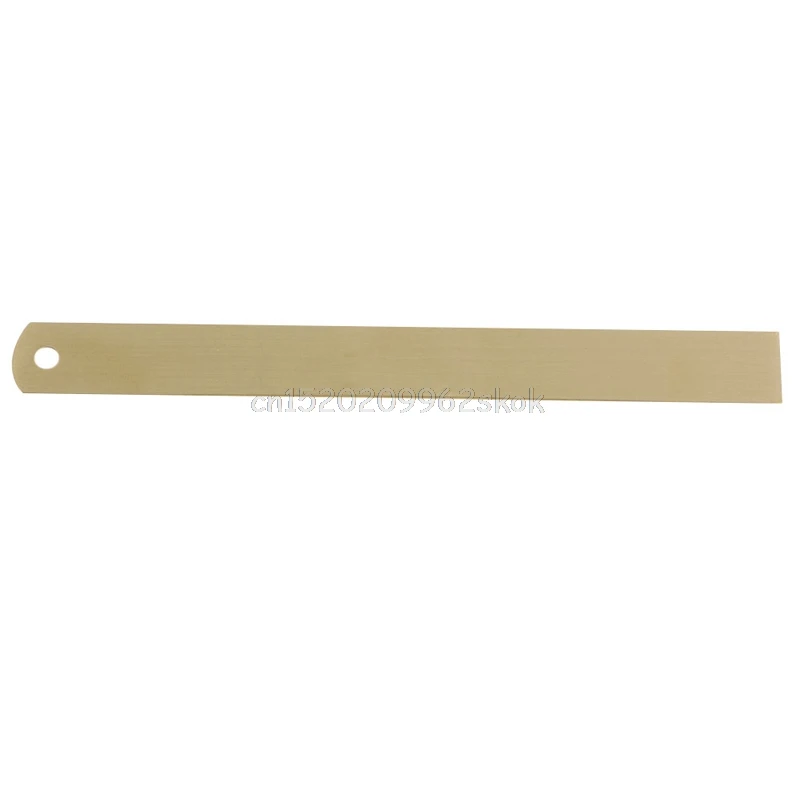 S size 15cm Outdoor Brass Ruler Bookmark Double Scale Cm&Inch Digital For Traveler Notebook J17 dropshipping