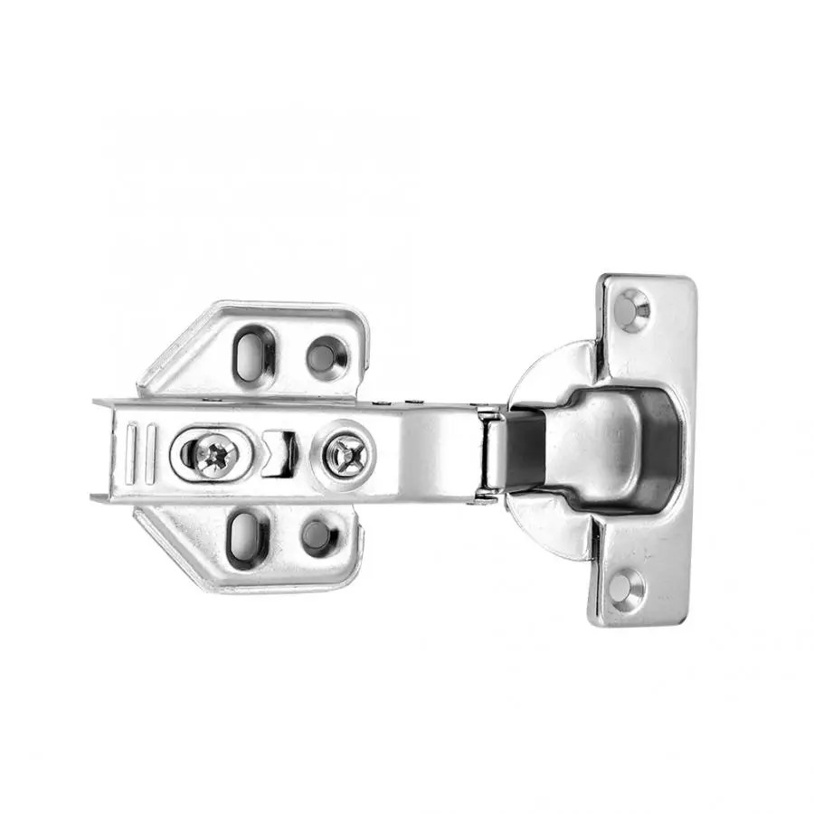 

Stainless Steel Spring Hinge Steel Door Hydraulic Hinge Damper Soft Buffer Close for Cabinet Cupboard Furniture Durable In Use