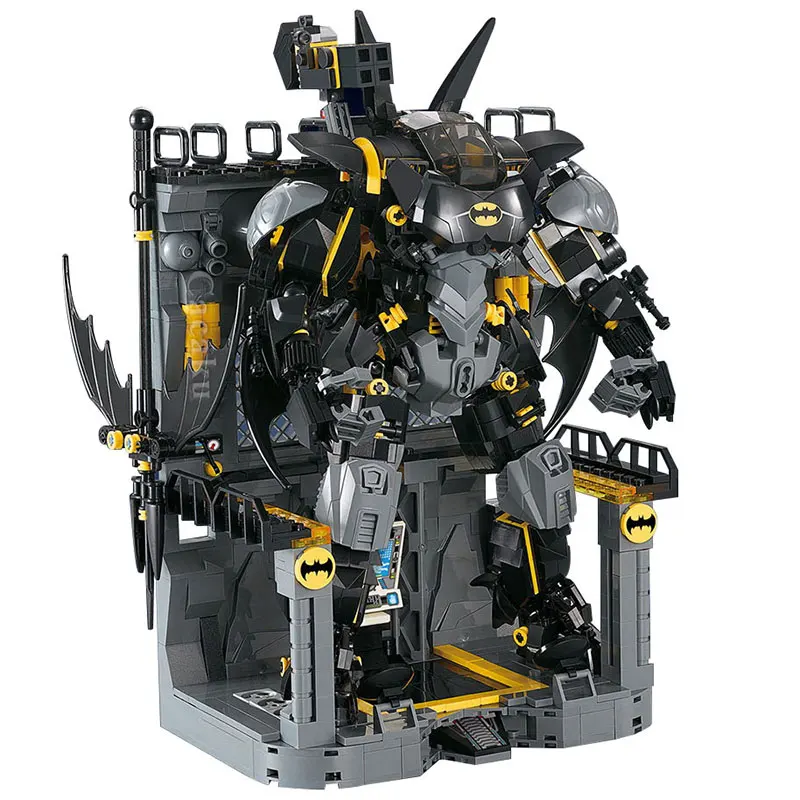 

Batman Blocks Hellbat Armor Set Batman Super Heroes Figures Model Building Blocks 1209 Piece Bricks Kids Christmas Gifts Toys