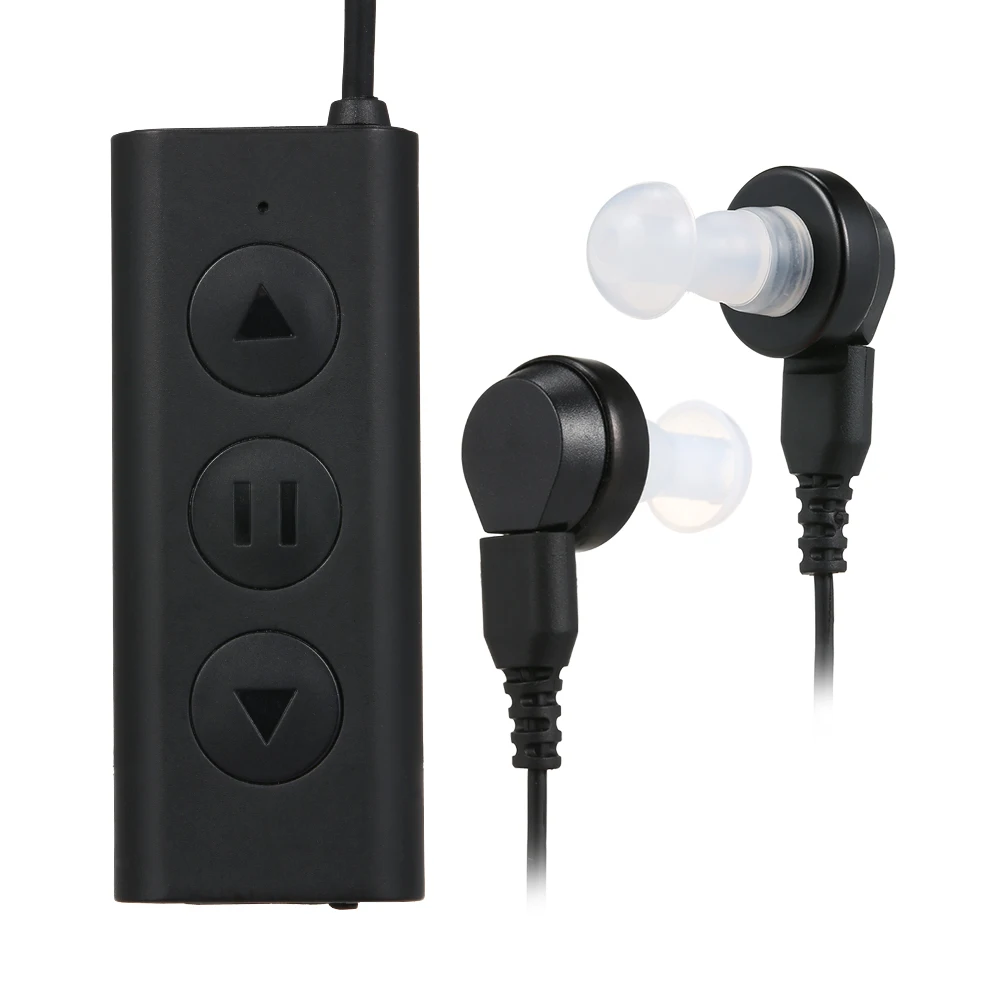

2 in 1 HIFI Audiphones Hearing Aid Earphone Bluetooth Wireless Amplifier Headset HD Stereo Sport Bluetooth Earphones with Mic
