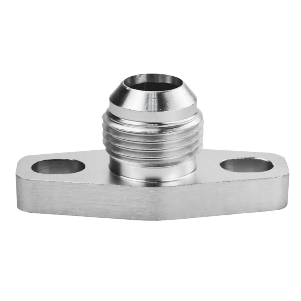 AN10 Billet Oil Drain Return Flange Adapter For GT20 GT25 GT28 GT30 Turbocharger