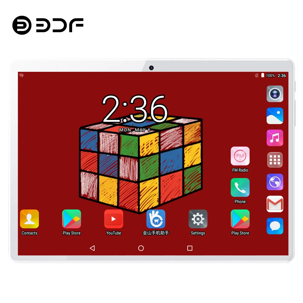 BDF планшеты 10 дюймов планшетный ПК 4 ГБ/64 Гб 4G LTE планшет Android 7,0 Восьмиядерный 1280*800 ips WiFi планшет на Android c Bluetooth 10,1
