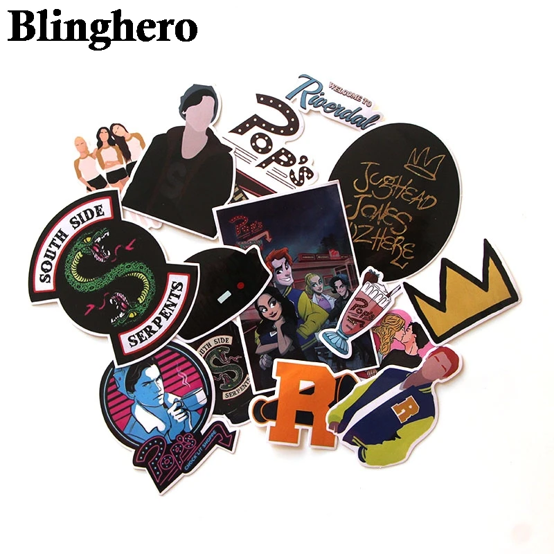 

CA117 15 Pcs/set Cartoon Waterproof Stickers For diy scrapbooking decals Luggage Skateboard Phone Laptop Bicycle Wall Guitar