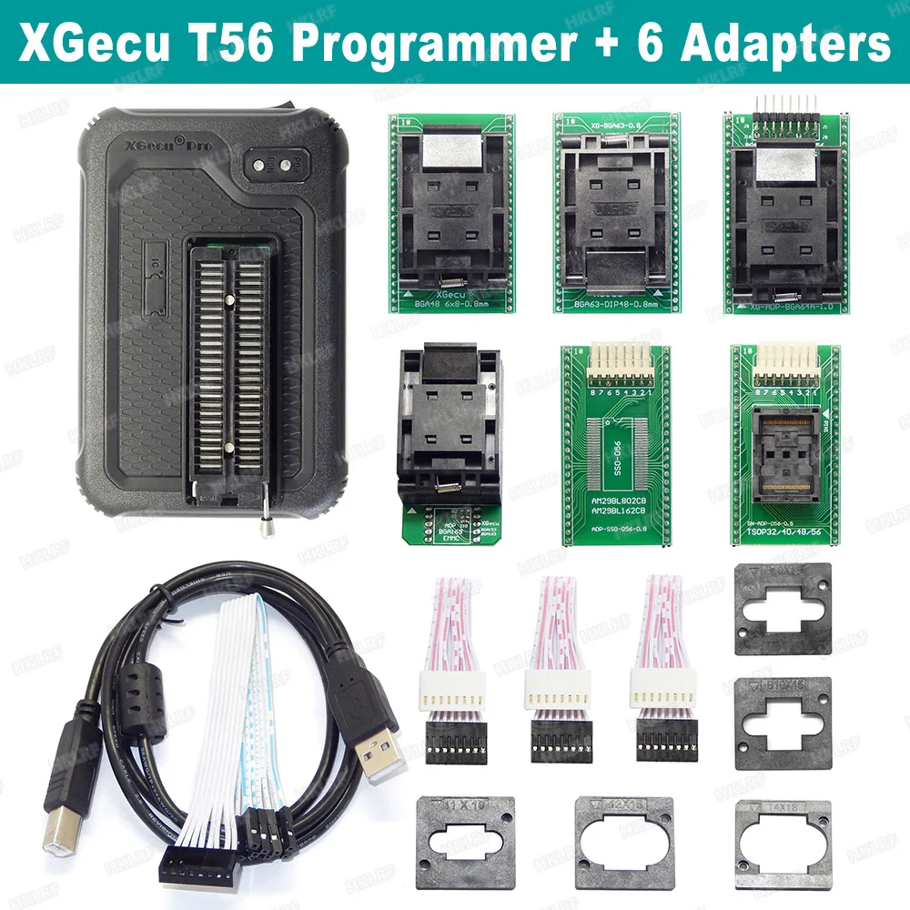 XGecu T56 Programmer + 6 Adapters