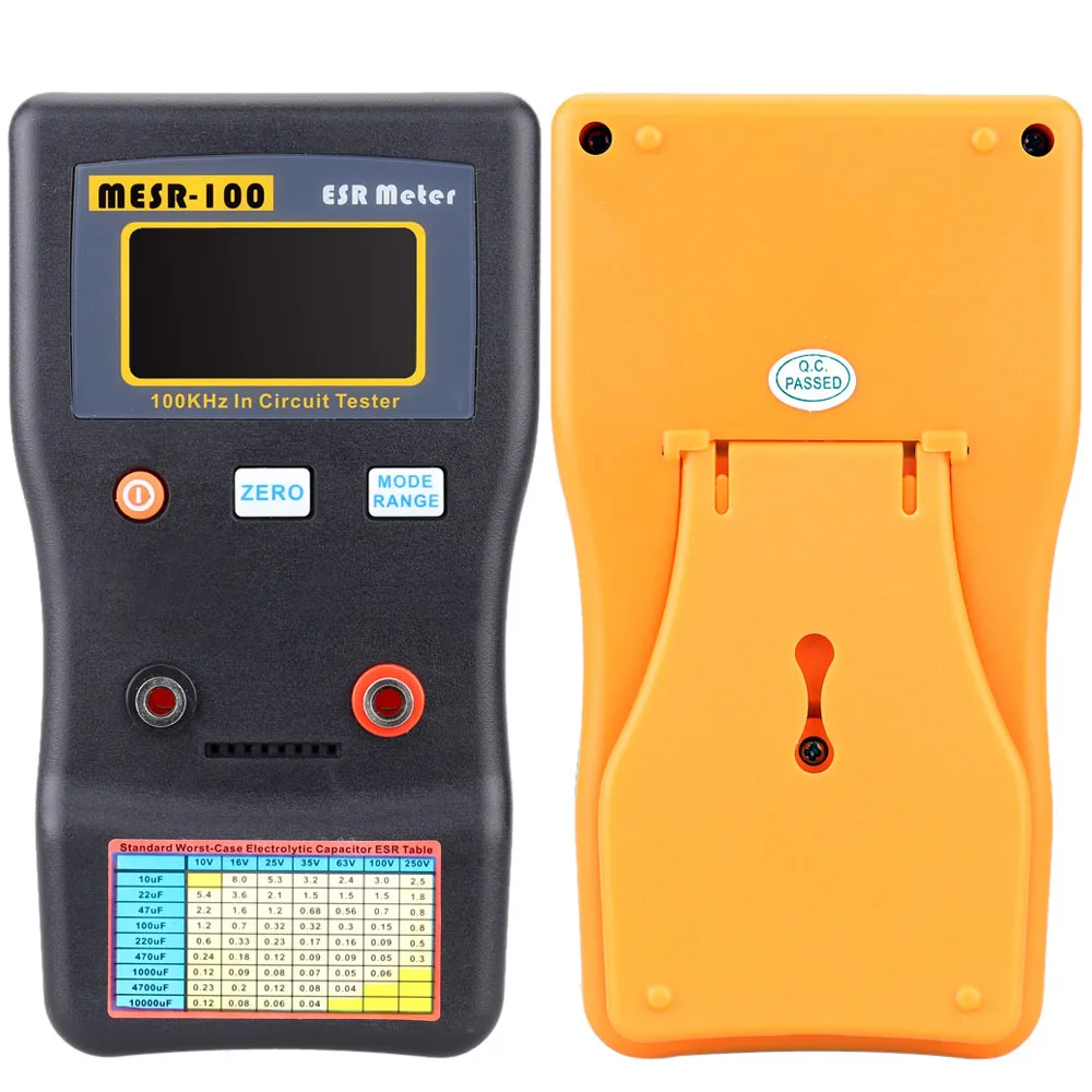 

MESR-100 ESR Capacitance Ohm Meter Professional Measuring Capacitance Resistance Capacitor Circuit Tester Insulation Tester