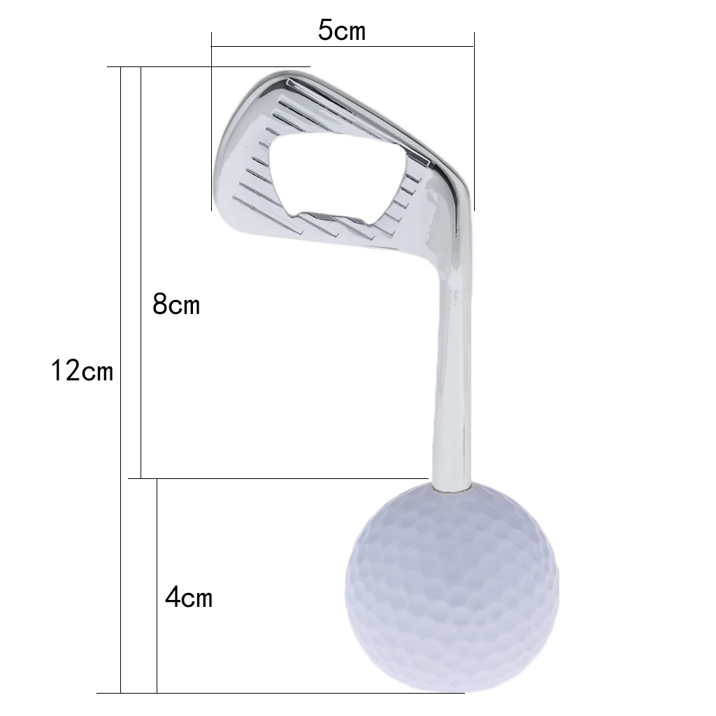 Creative Golf Ball Bottle Opener Zinc Alloy Beer Cap Puller Openers Golf Training Aids