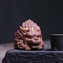 Фэн шуй украшения для дома аксессуары стол современного дизайна украшения миниатюрные фигурки винтажный домашний декор глина чай ПЭТ кунг-фу чай ПЭТ