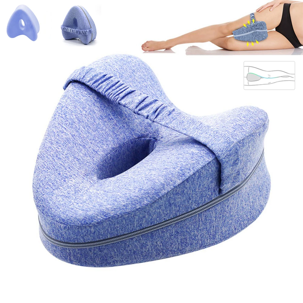 

Hot Heart-Shaped Leg pillow for Sleeping Memory Foam Leg Positioner Pillows Knee Support Support Relief Back Hips Wedge Cushion