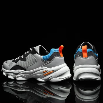 

2019new spring men shoes casual sneakers fashion trend net surface shoes male comfortable Thick bottom teen runing shoes