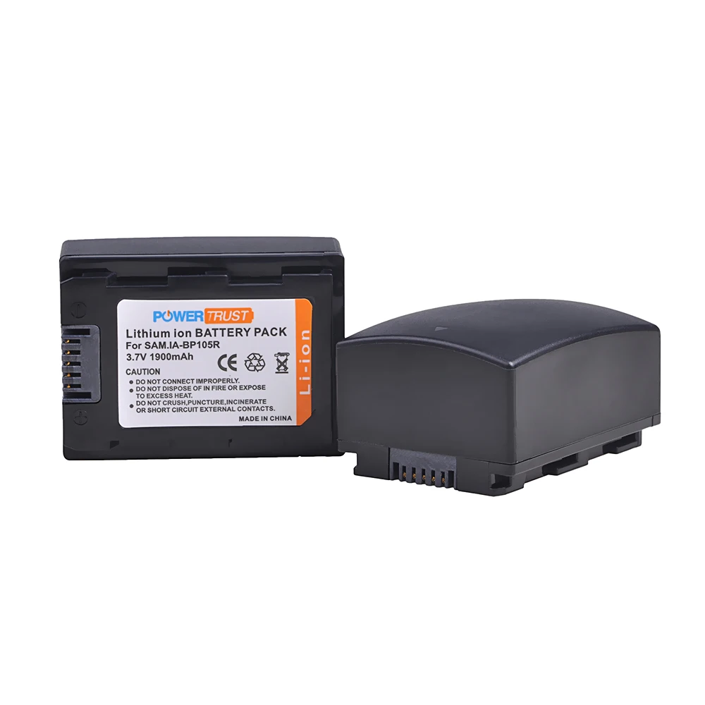 1X 1900mAh IA BP105R запасная батарея для Samsung HMX F80 F80BN F80SN F90 F90BN|Цифровые аккумуляторы| |