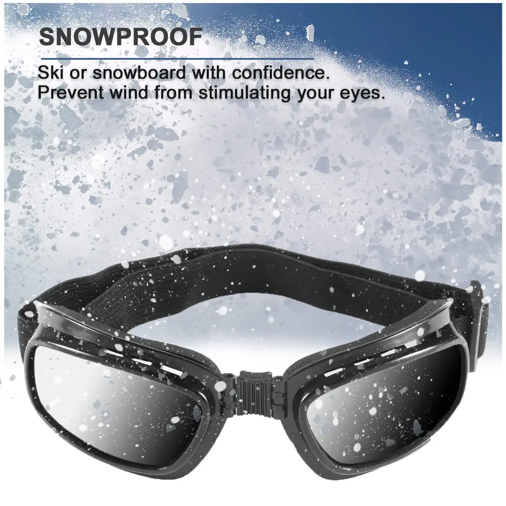 Motorcycle Glasses Anti Glare Motocross Sunglasses Sports Ski Goggles Windproof Dustproof UV Protection