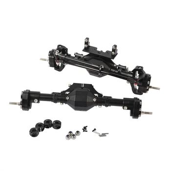 

1/10 RC Crawler Metal Front & Rear Portal Axles 3rd Generation For Axial SCX10 90046 90047 Car