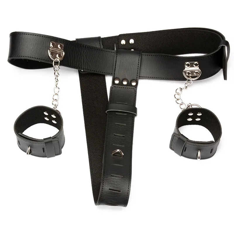 Chastity Device Bondage Handcuff Intimate Contact Adjustable Chastity Belts with Vibrations Anal Plug Sex Toys for Couples G7-65 2