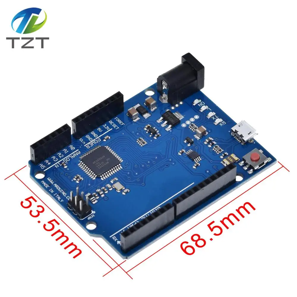 Leonardo R3 микроконтроллер Atmega32u4 макетная плата с usb кабелем совместимый Arduino DIY Starter