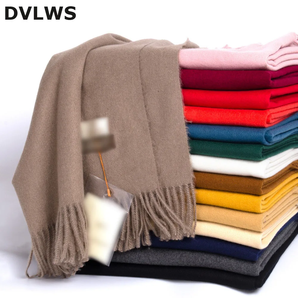 

Fashion Solid Cashmere Scarf Women High Quality Bufandas Invierno Mujer 2018 Winter Warm Scarf PInk, Blue , Black.Red