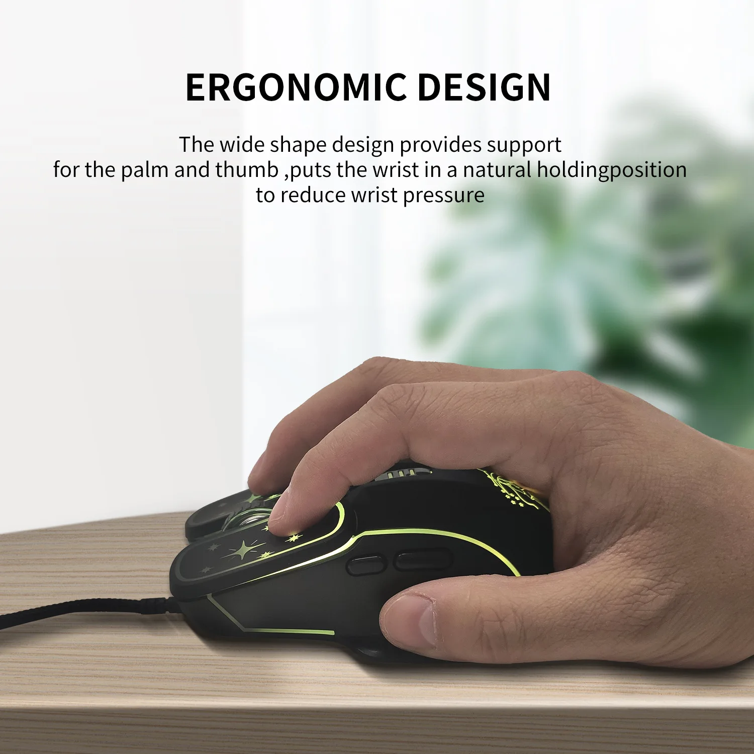 Wired gaming mouse laptop use