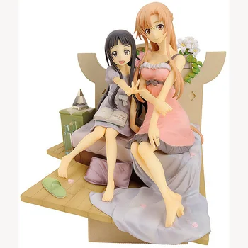 

Anime Sword Art Online Asuna and Yui Vignette PVC Action Figure Collection Model Toy Doll Gifts