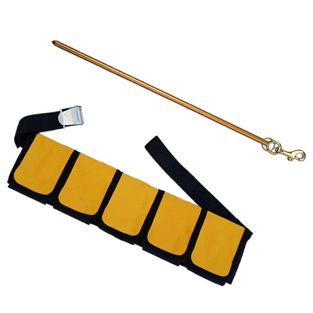 

Durable Lobster Tickle Sticks with Clip & Diving Pocket/Pouch Weight Belts