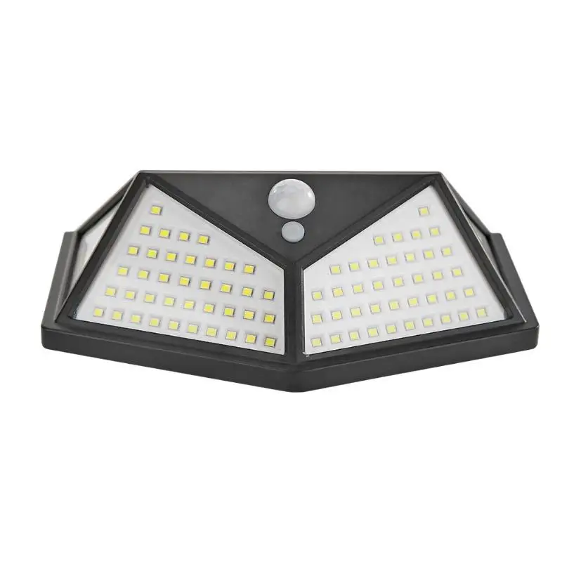 1/2шт 100LED солнечный светильник, Открытый PIR датчик движения, солнечная энергия, настенный светильник, фонарь, водонепроницаемый, для двора, сада, дорожка, Лампа безопасности