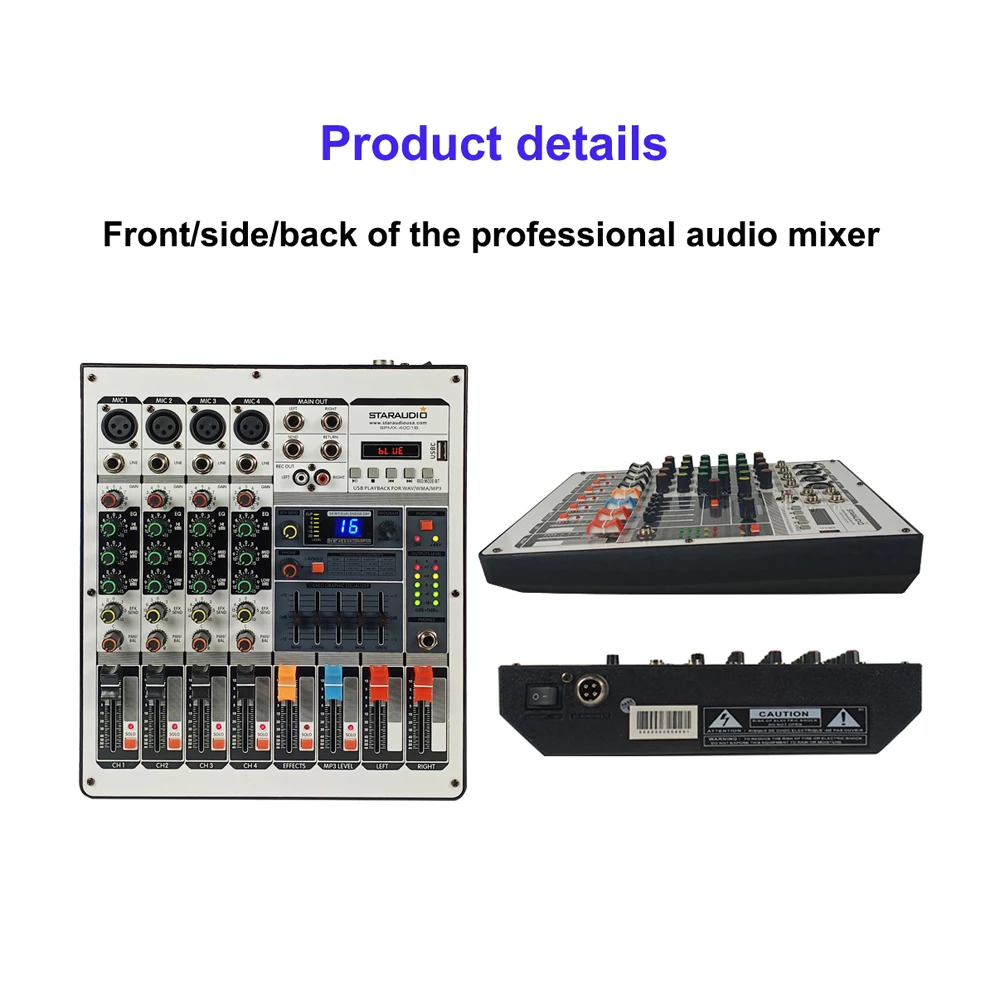 mixing console