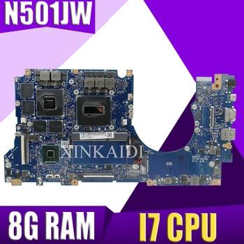 شراءXinKaidi N501J اللوحة الأم ل ASUS N501JW UX501J G501J UX50JW FX60J اللوحة المحمول N501JW 8G RAM Rev2.1 I7 وحدة المعالجة المركزية PM