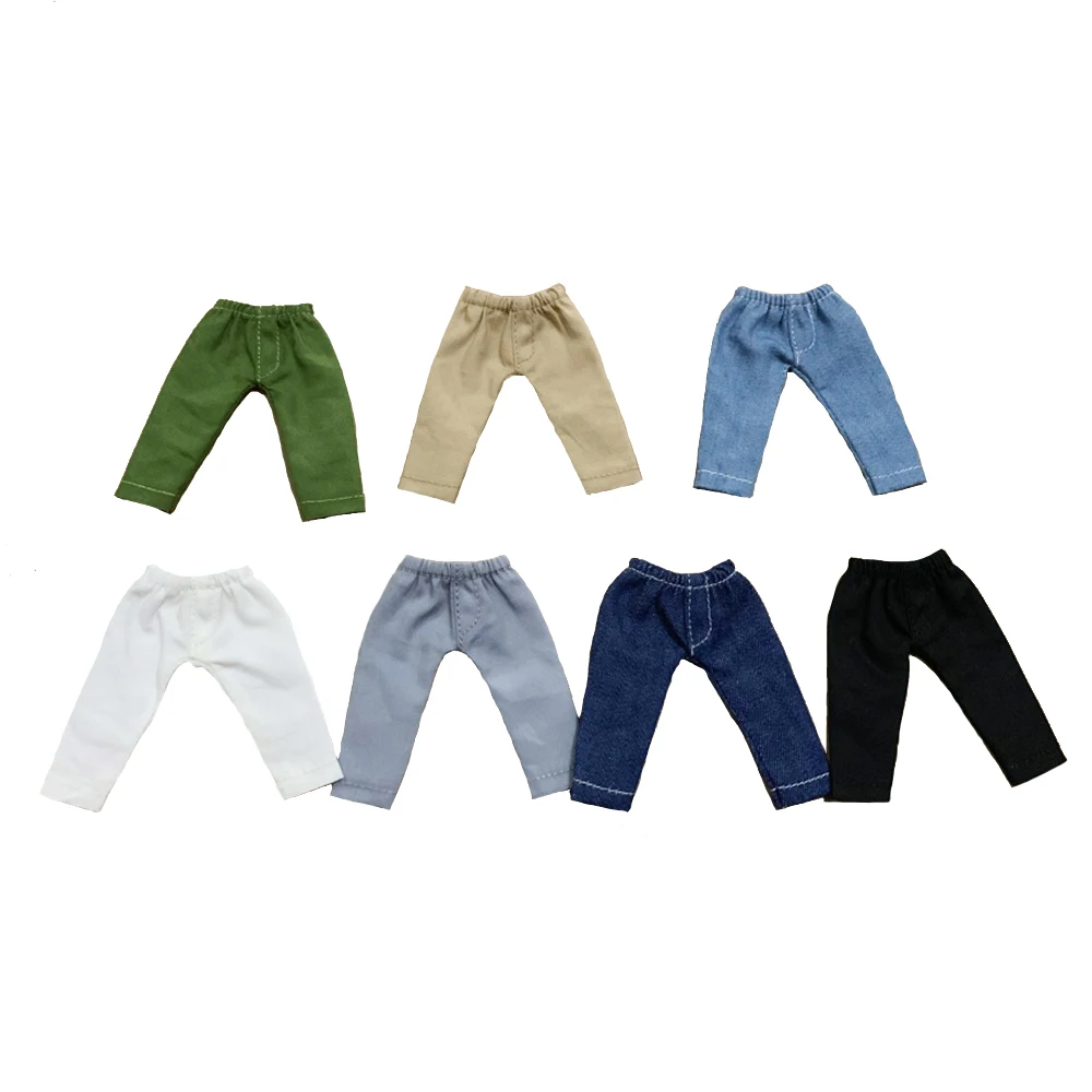 Doll Accessories Doll Clothes Ob11 Baby Jeans for 1/12 BJD Doll Obitsu11 Baby Accessories Clothing