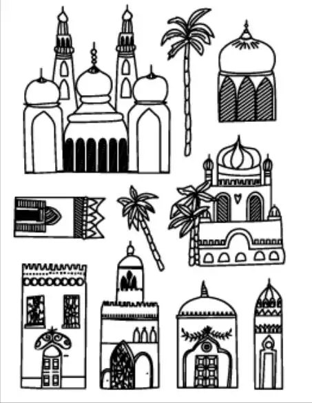House Transparent Clear Silicone Stamp/Seal for DIY scrapbooking/photo album Decorative clear stamp A0282 | Дом и сад