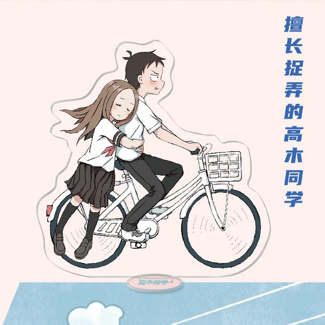 Anime Teasing Master Karakai Jouzu no Takagi-san 3 Nishikatakun Stand  Figure Display Cosplay Acrylic Charm Desk Plate Decor Toy - AliExpress