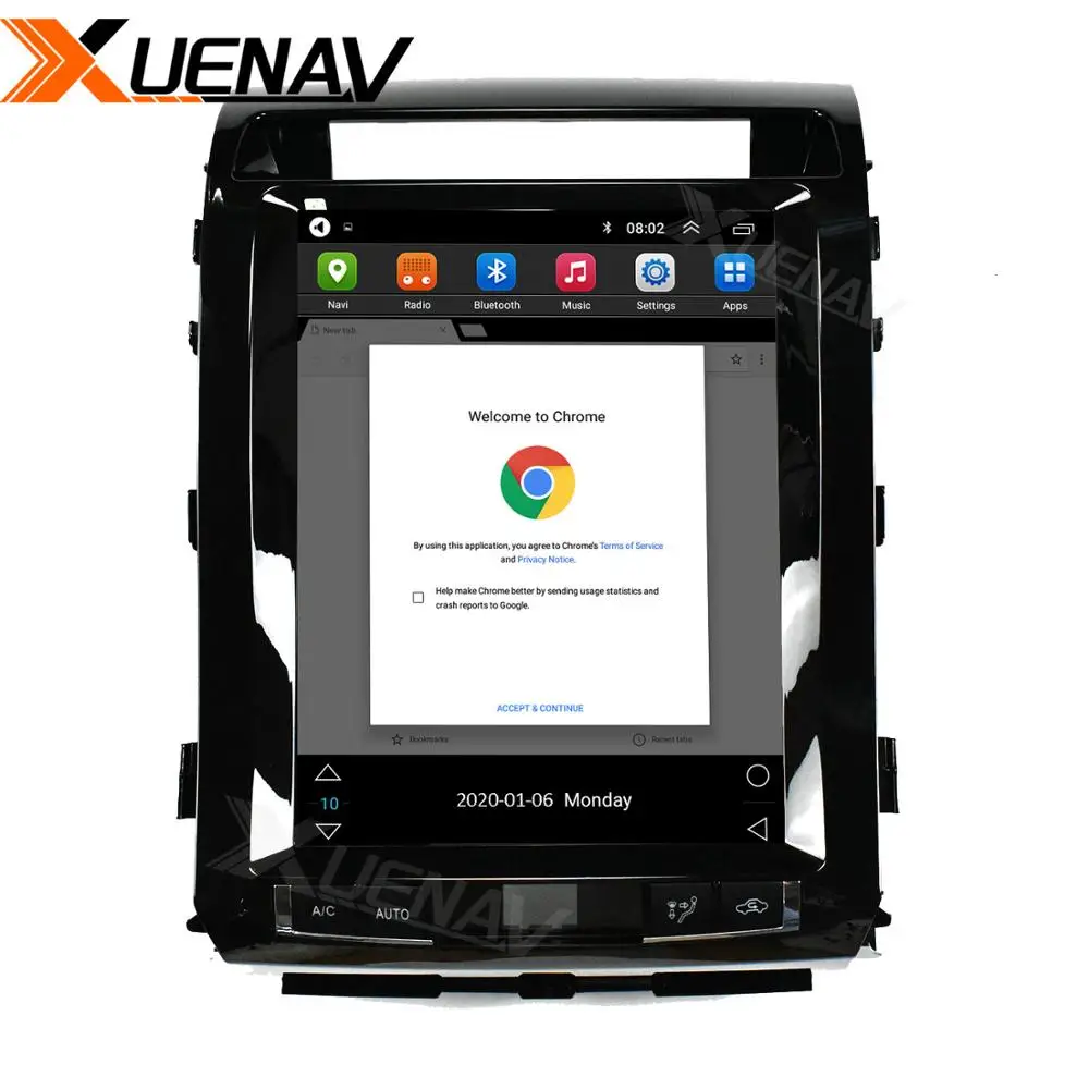 Вертикальный экран XUENAV система Android стиль Тесла автомобильный GPS-навигатор для